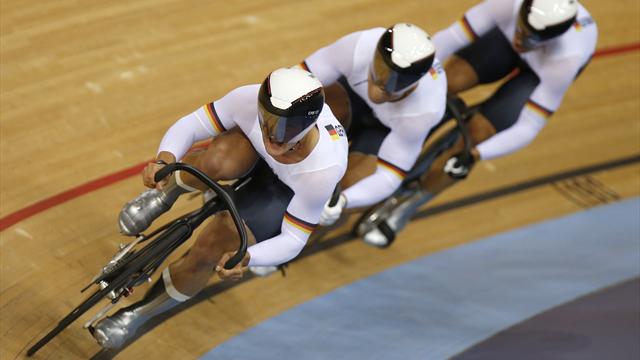 Germany win team sprint gold after China DQ
