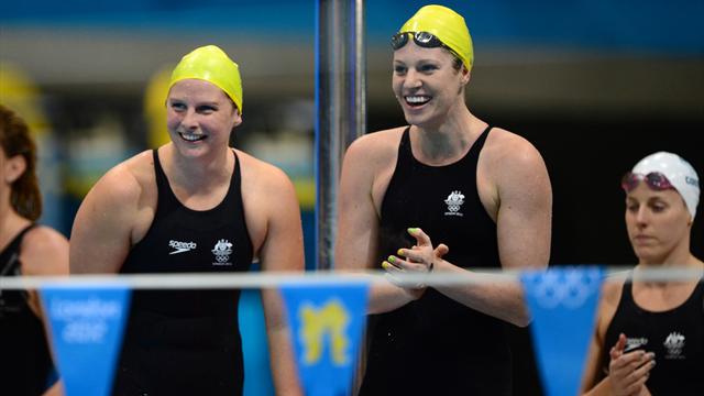 Australia dominate Olympic medley relay heats
