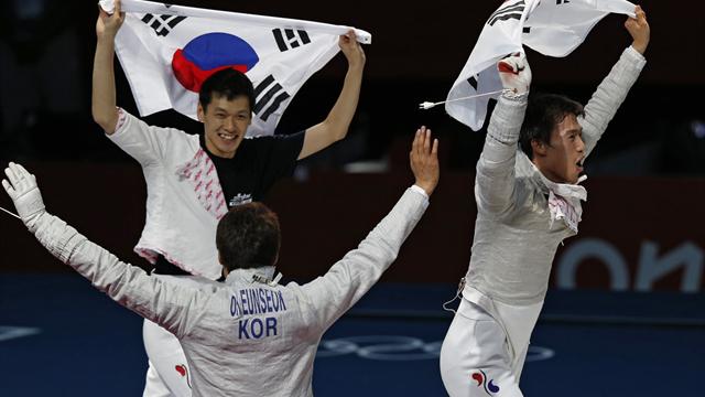 South Korea take Olympic gold in men's team sabre