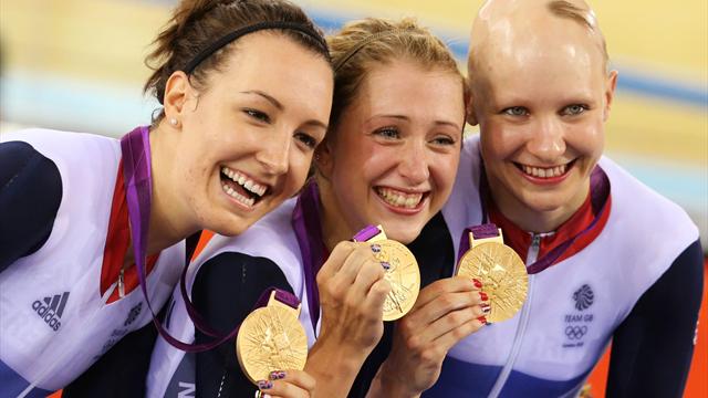 GB women set another WR, race to Olympic team pursuit gold