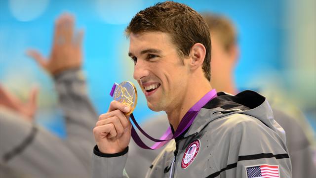 Phelps altınla veda etti