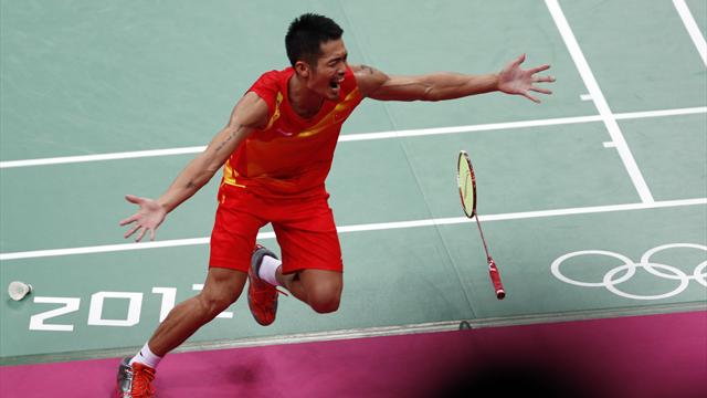 Lin defends Olympic badminton singles gold