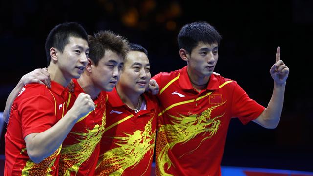 China secure Olympic table tennis clean sweep