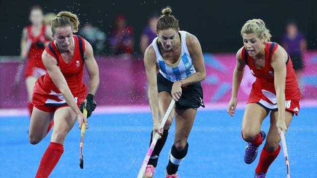 Argentina too good for Britain in Olympic hockey semis