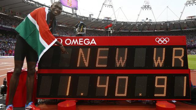 Rudisha sets new WR for Olympic 800m gold