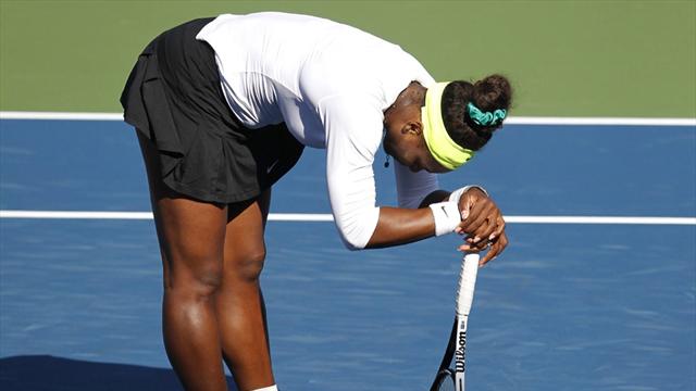Serena falls to rare defeat in Cincy quarters