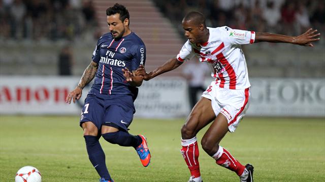 Ten-man PSG held again as rivals win