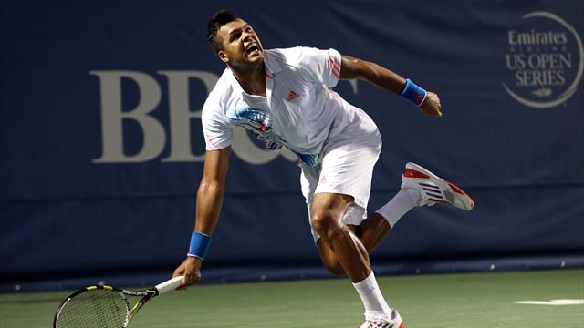 Tsonga marches on in Winston-Salem