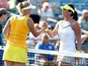 Wozniacki wins through