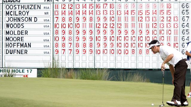 Birdie blitz sees Oosthuizen lead Deutsche Bank