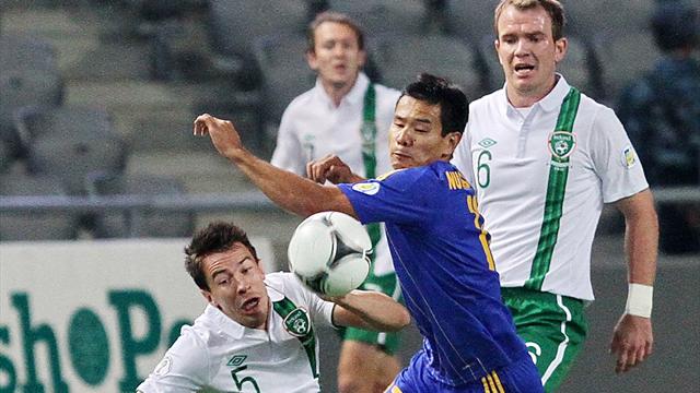 Late, late show sees Ireland edge past Kazakhstan