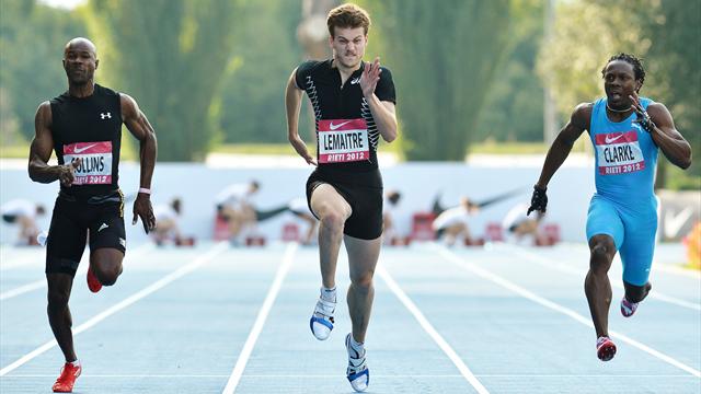 Lemaitre wins 100m in Rieti