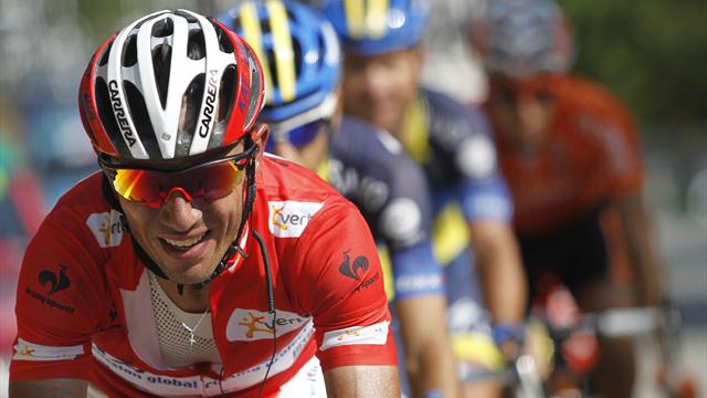Runner-up Rodriguez dejected after Valverde lets Costa go