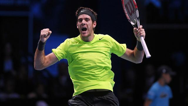 Del Potro downs Federer to make semis