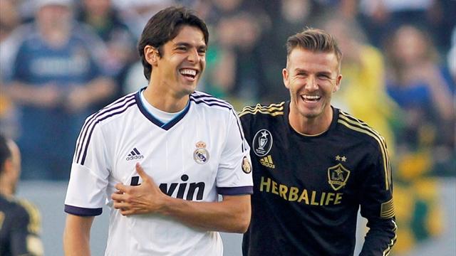 Beckham aids Galaxy in Kaka bid
