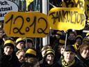 German fans call off silent security protests
