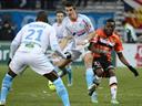 Ten-man Marseille slump at home to Lorient 