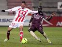 Ajaccio suffer Mutu blow