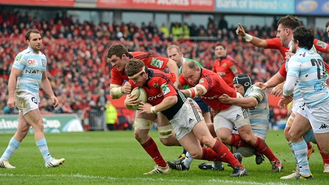 Le Racing a vu rouge au Munster