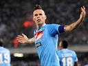 Hamsik puts Napoli level with Juventus