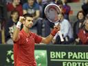Djokovic in groove for Serbia in Davis Cup