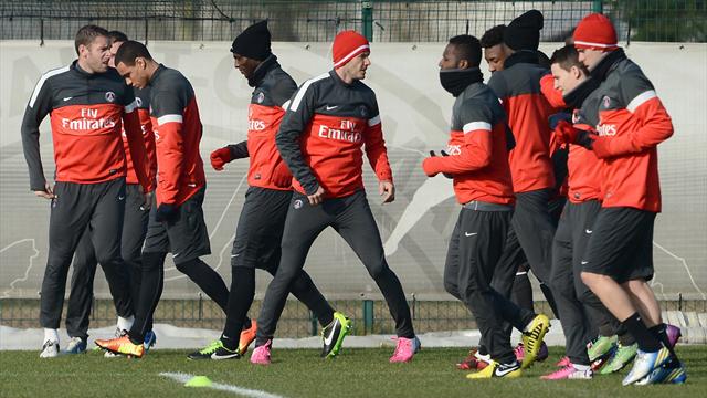 Beckham enfin à l'entraînement avec le PSG