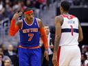 Carmelo on form in Knicks win over Wizards