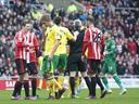 Handball controversy as Norwich hold Sunderland