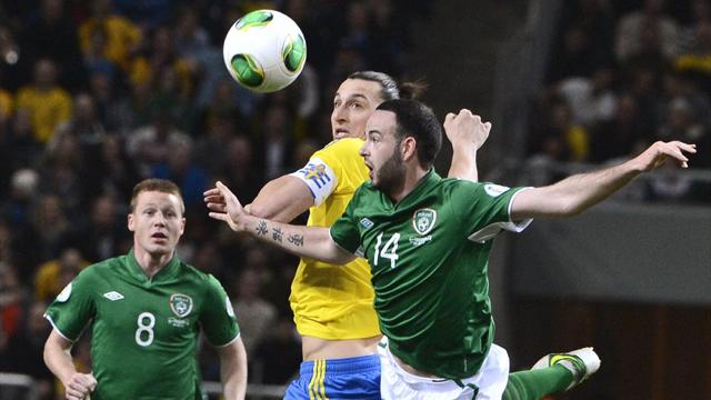 Republic of Ireland draw in Sweden