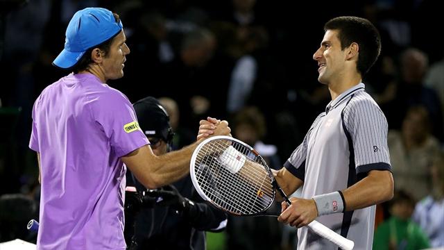 Haas stuns Djokovic, Murray through