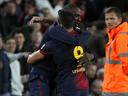 Abidal makes emotional return for Barcelona