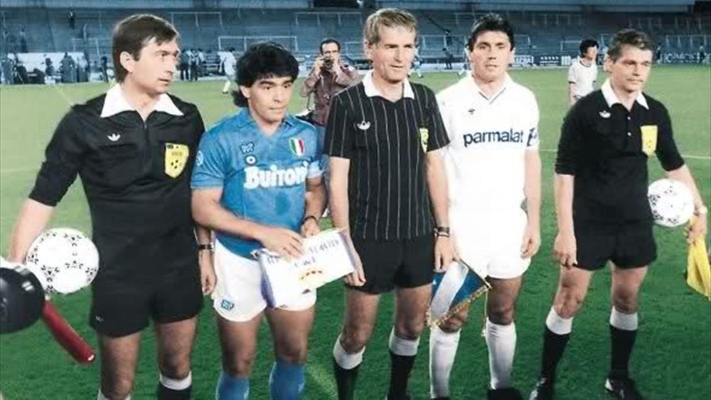 Maradona at Naples in 1987