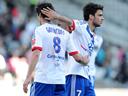 Grenier strikes late to boost Lyon's Champions League bid