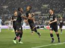 Vidal double hands Juve win at Lazio