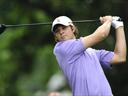 American Uihlein makes late charge to lead in Spain