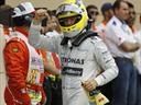 Rosberg storms to pole in Bahrain