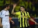 Lewandowski smashes four as Dortmund rout Madrid