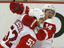 Nyquist OT goal sees Red Wings level series