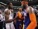 Carmelo leads Knicks to series win over Boston
