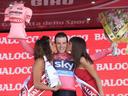 Puccio in pink after Sky win Giro team time trial