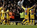Zaha double sends Palace into play-off final with win at Brighton