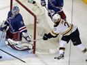 Bruins beat Rangers to lead playoff series 3-0