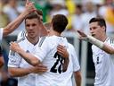 Podolski scores after nine seconds as Germany beat Ecuador