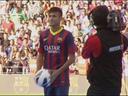 Neymar presentation draws 56,500 fans