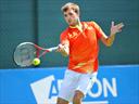 Evans to meet Klein in Aegon second round
