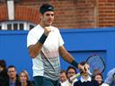 Del Potro battles through at Queen's, could face Evans