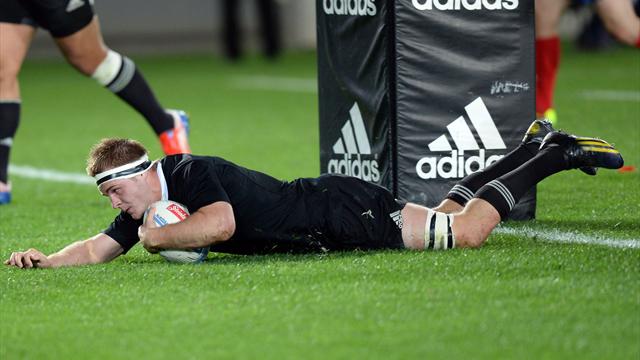 Les All Blacks marquent 3,4 essais par match en moyenne...