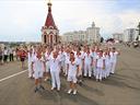 Flame reaches Saransk on Russia Day