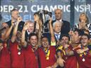 Thiago hat-trick inspires Spain to U21 title