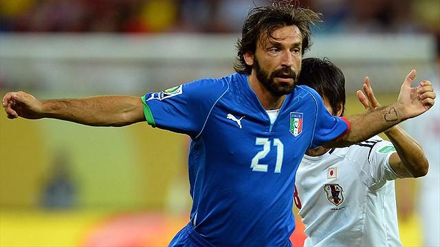 Pirlo and Barzagli to miss Uruguay match